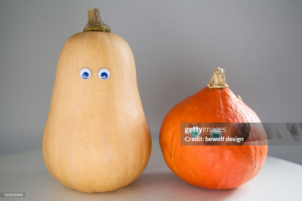 Pumpkin with eyes