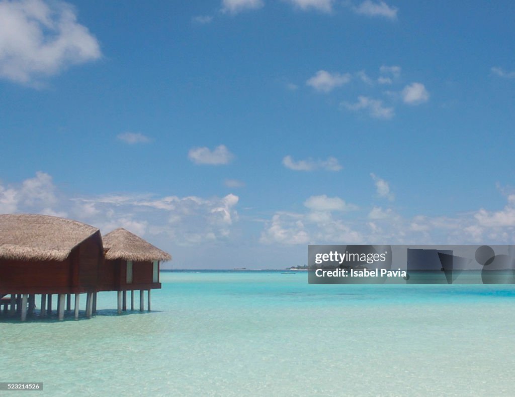 Idyllic landscape in Maldives Islands