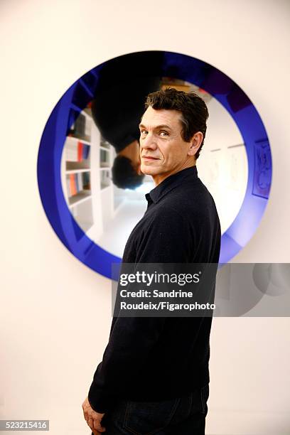 Singer Marc Lavoine is photographed for Madame Figaro on February 15, 2016 in Paris, France. PUBLISHED IMAGE. CREDIT MUST READ: Sandrine...