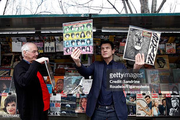 Singer Marc Lavoine is photographed for Madame Figaro on February 15, 2016 in Paris, France. CREDIT MUST READ: Sandrine Roudeix/Figarophoto/Contour...