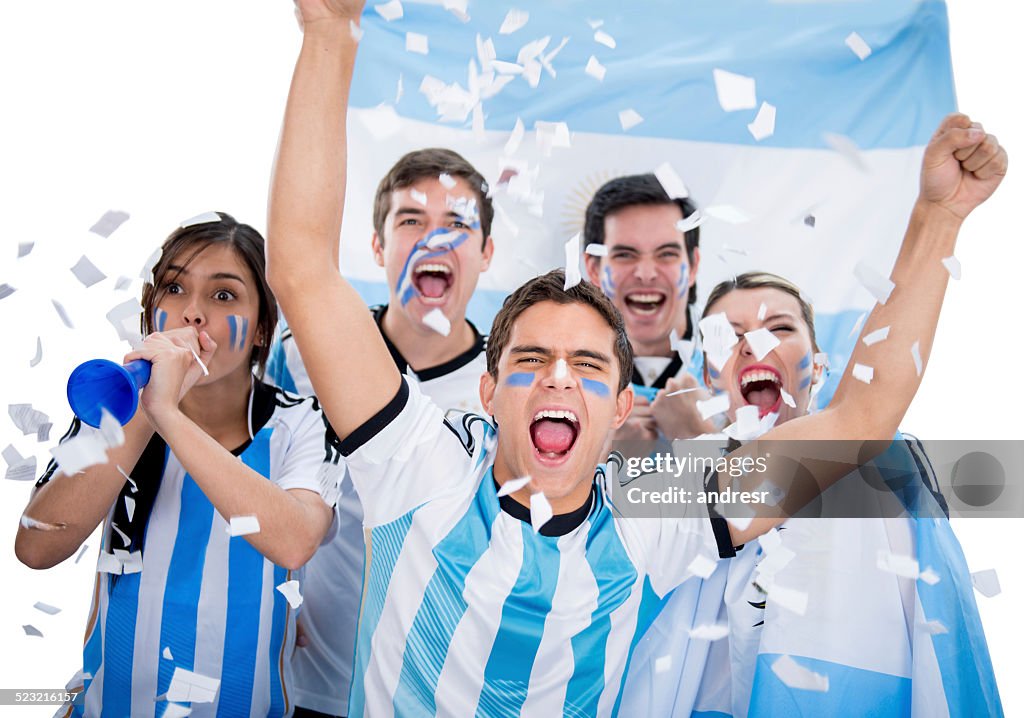 Argentinische Fußballfans