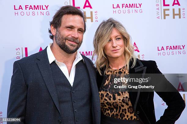 Jeremy Sisto and Addie Lane attend the LA Family Housing's Annual Awards 2016 at The Lot on April 21, 2016 in West Hollywood, California.