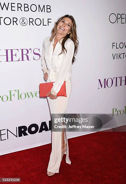 Actress Paige Turco attends the Open Roads World Premiere of 'Mother's Day' at the TCL Chinese Theatre IMAX on April 13, 2016 in Hollywood,...