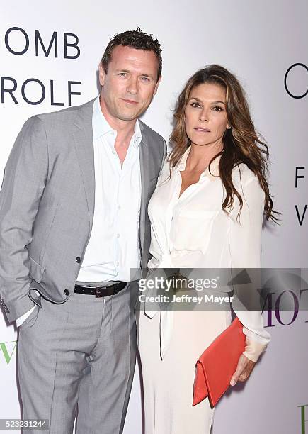 Actors Jason O' Mara and Paige Turco attend the Open Roads World Premiere of 'Mother's Day' at the TCL Chinese Theatre IMAX on April 13, 2016 in...