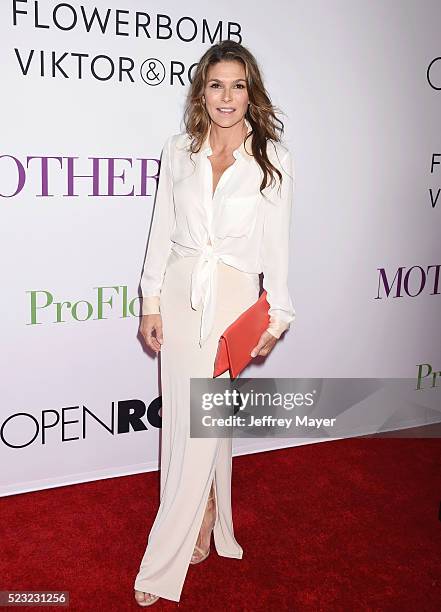 Actress Paige Turco attends the Open Roads World Premiere of 'Mother's Day' at the TCL Chinese Theatre IMAX on April 13, 2016 in Hollywood,...