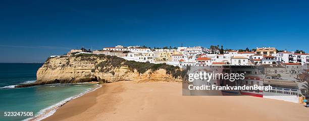 carvoeiro algarve - distrito de faro portugal imagens e fotografias de stock