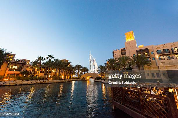 burj al arab in dubai - madinat jumeirah hotel stock pictures, royalty-free photos & images