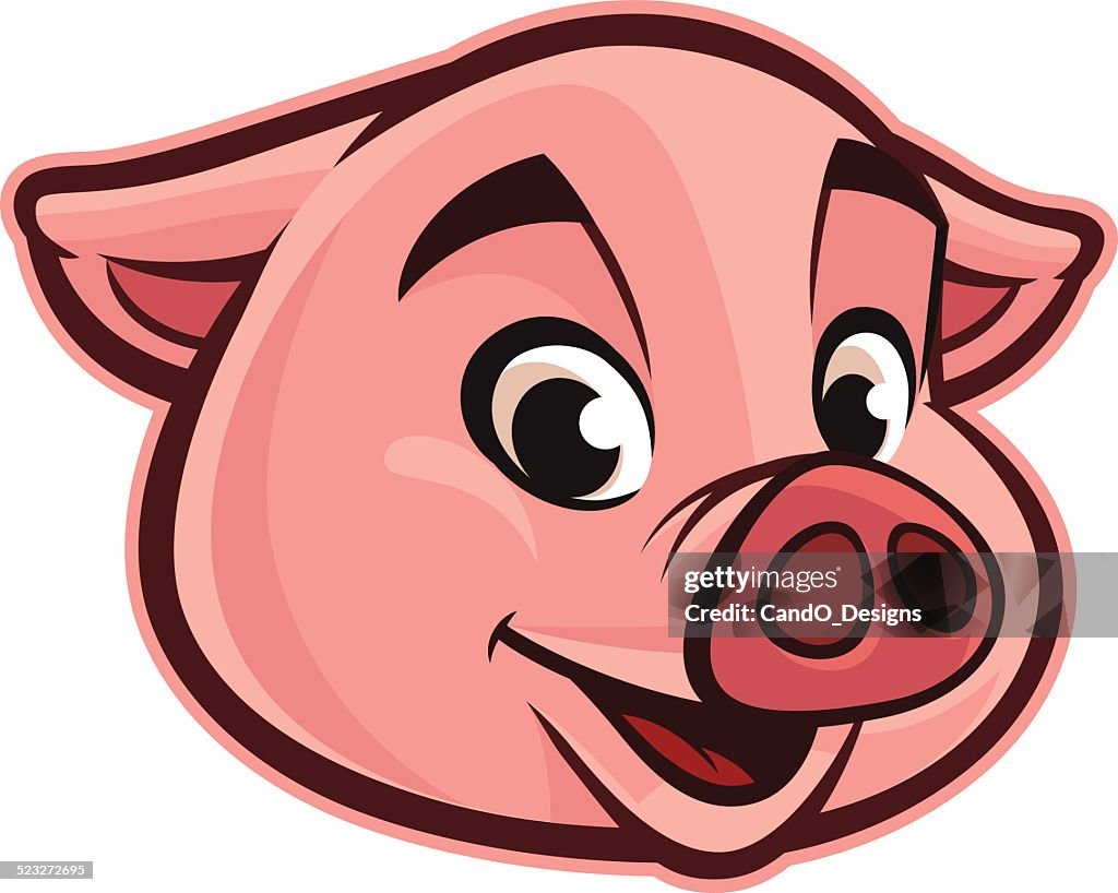 Friendly Pig Head