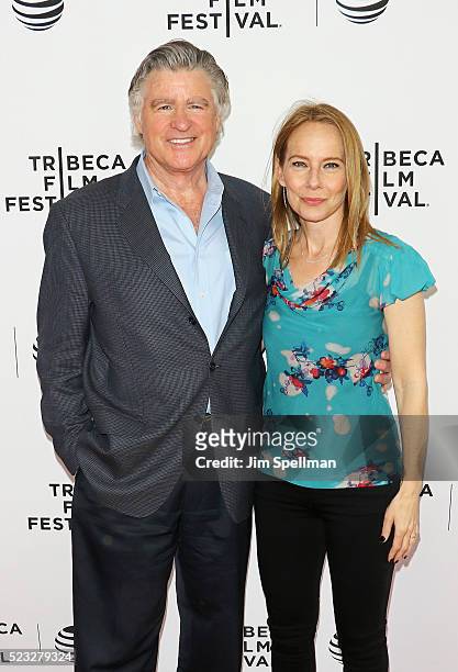 Actors Treat Williams and Amy Ryan attend the Tribeca Talks After The Movie: "By Sidney Lumet" during the 2016 Tribeca Film Festival at SVA Theatre...