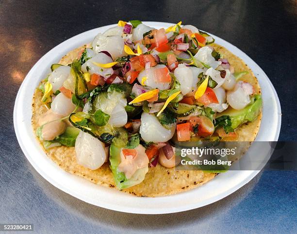 unique tacos! - sunomono stock pictures, royalty-free photos & images
