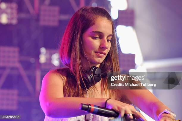 Nina Las Vegas performs onstage during day 1 of the 2016 Coachella Valley Music & Arts Festival Weekend 2 at the Empire Polo Club on April 22, 2016...