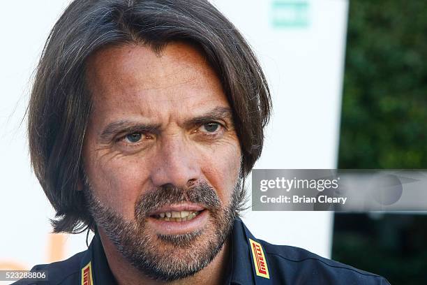 Stephane Ratel, SRO Motorsports Group founder and head of the Blancpain GT Series is shown at Toyota Grand Prix of Long Beach on April 17, 2016 in...