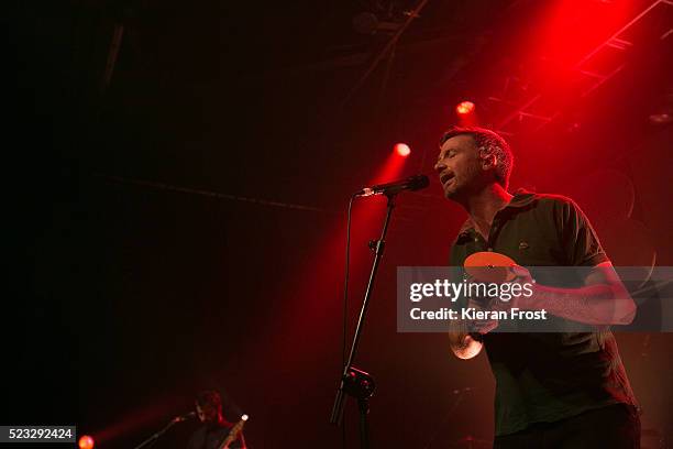 Paul Noonan of Bell X1 performs at Vicar Street on April 22, 2016 in Dublin, Ireland.