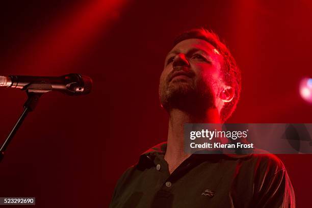 Paul Noonan of Bell X1 performs at Vicar Street on April 22, 2016 in Dublin, Ireland.