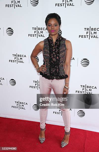 Afton Williamson attends the screening of Tribeca Tune In: The Night Of during the 2016 Tribeca Film Festival on April 22, 2016 in New York City.