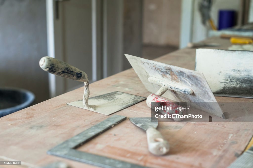 Plasterer's tools