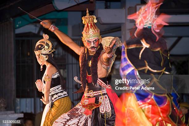 ramayana ballet dancers - java stock pictures, royalty-free photos & images