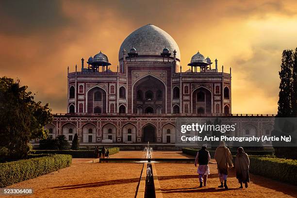 humayun's tomb, nizamuddin east, dehli, india - 1572 stock pictures, royalty-free photos & images