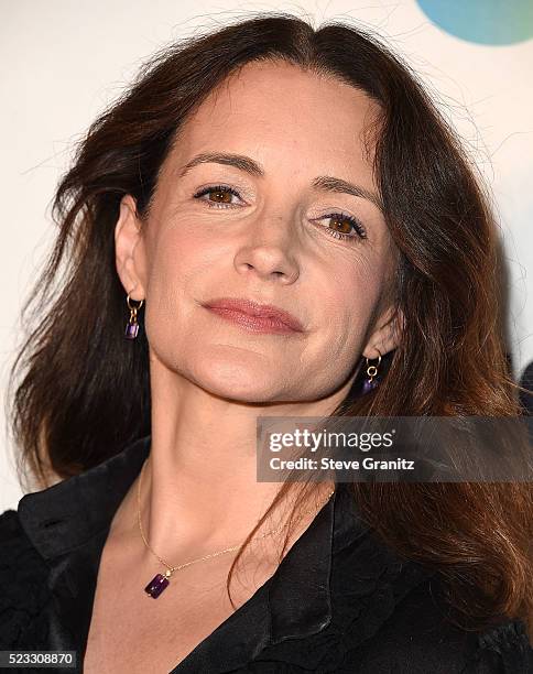 Kristin Davis arrives at the The Annenberg Space For Photography Presents "Refugee" at Annenberg Space For Photography on April 21, 2016 in Century...