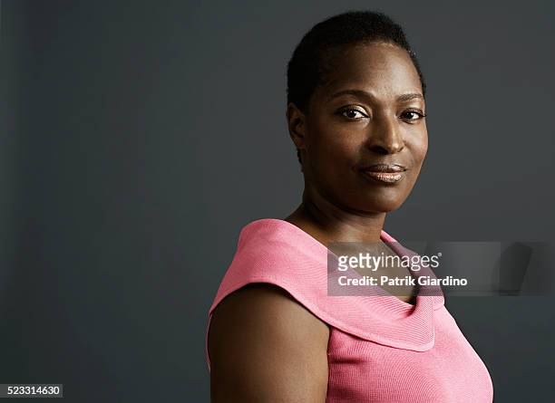 woman in pink top - formal portrait stock pictures, royalty-free photos & images