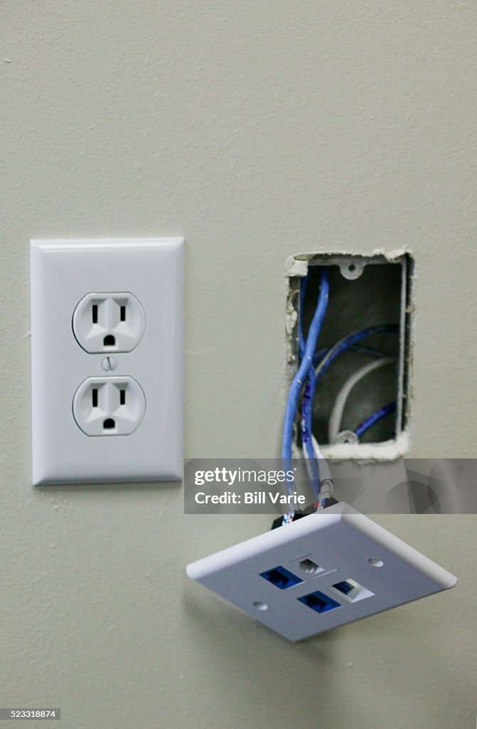 Electrical And Telephone Outlets High-Res Stock Photo - Getty Images