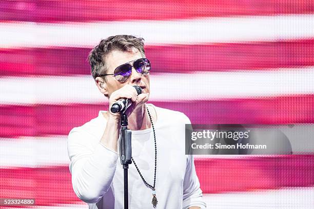 Morten Harket of a-ha performs during the Radio Regenbogen Award 2016 at Europapark on April 22, 2016 in Rust, Germany.