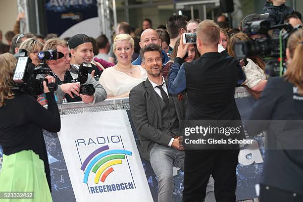 Wayne Carpendale during the Radio Regenbogen Award 2016 at Europapark Rust on April 22, 2016 in Rust, Germany.