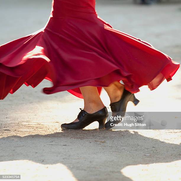 flamenco dancer. spain - baile flamenco fotografías e imágenes de stock