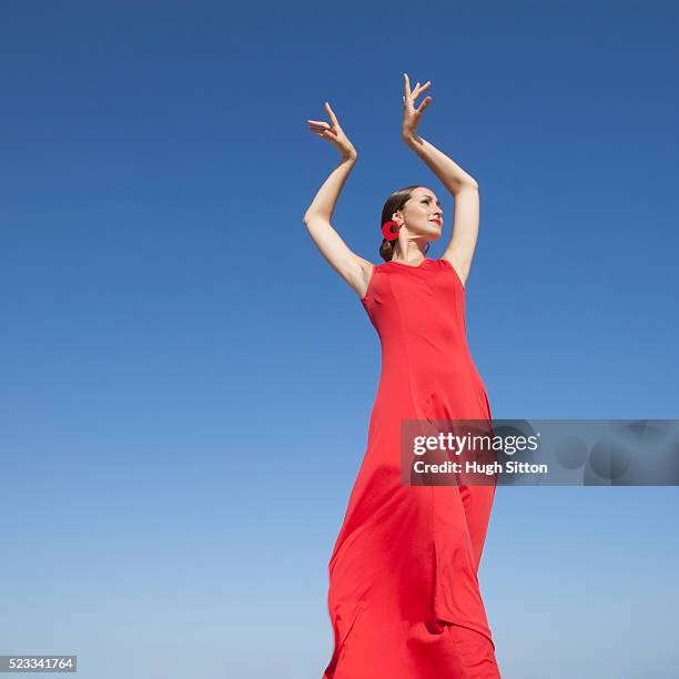 flamenco dancer. spain - flamenco danza tradizionale foto e immagini stock