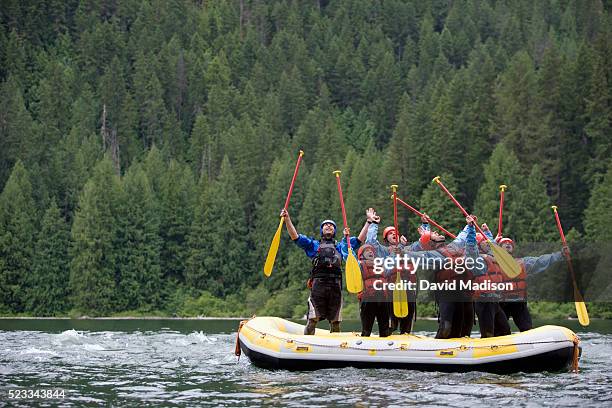 group of people whitewater rafting - whitewater rafting 個照片及圖片檔