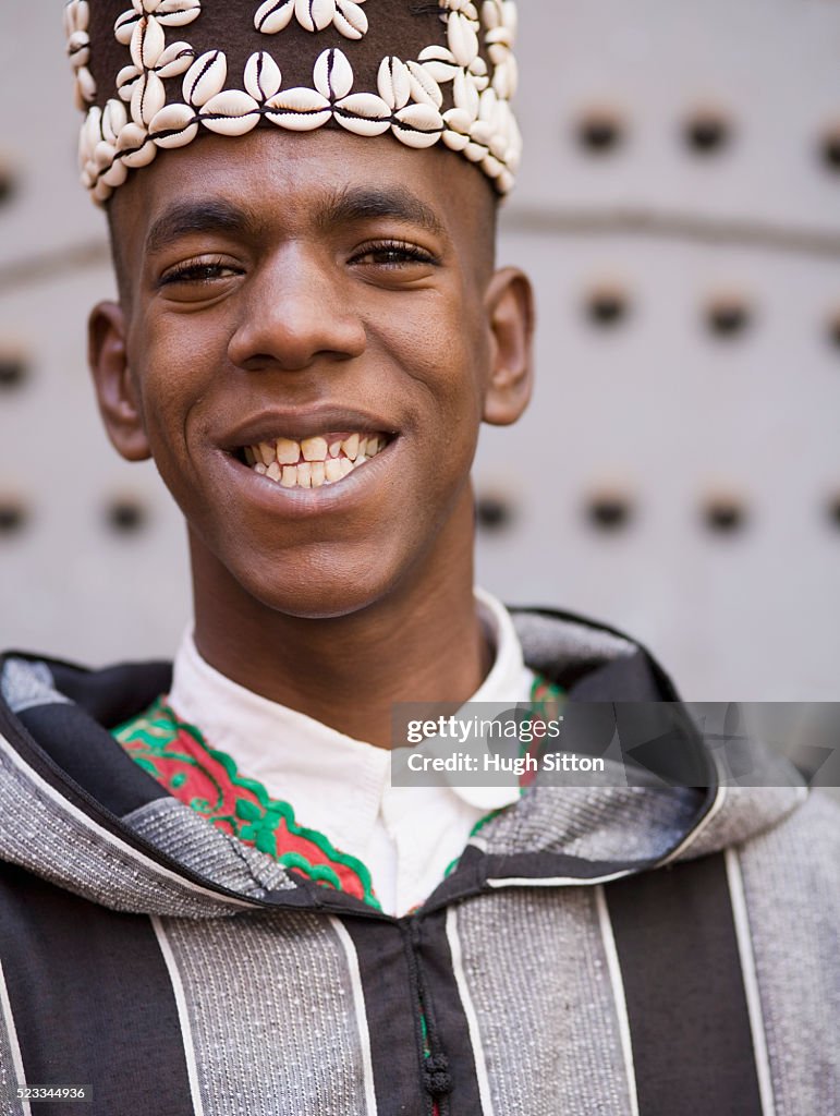 Moroccan Musician Smiling