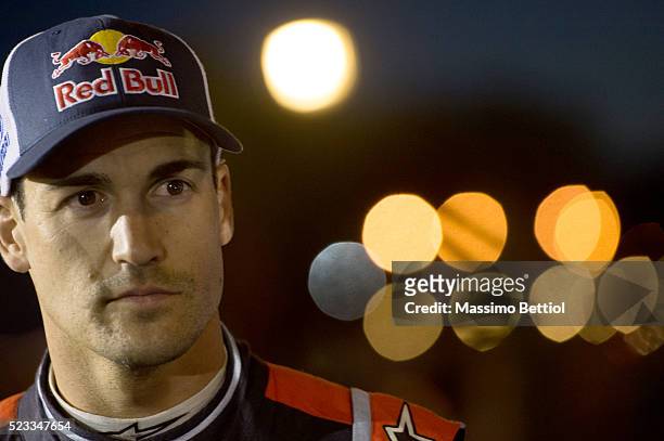 Portrait of Daniel Sordo of Spain taken in the last service park during Day One of the WRC Argentina on April 22, 2016 in Villa Carlos Paz, Argentina.