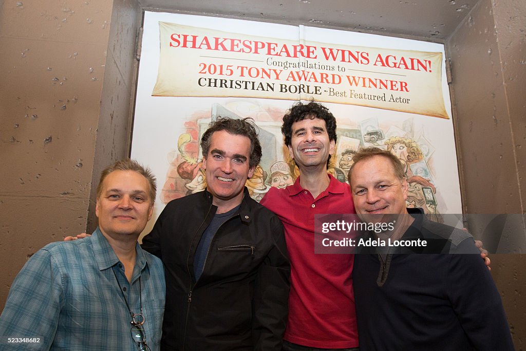 "Something Rotten" on Broadway 1 Year Anniversary Celebration