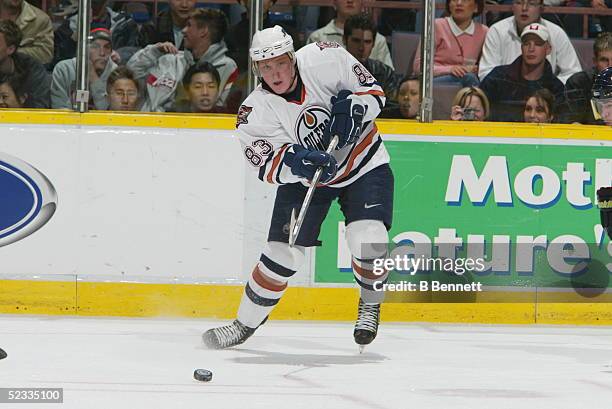 Player Ales Hemsky of the Edmonton Oilers.