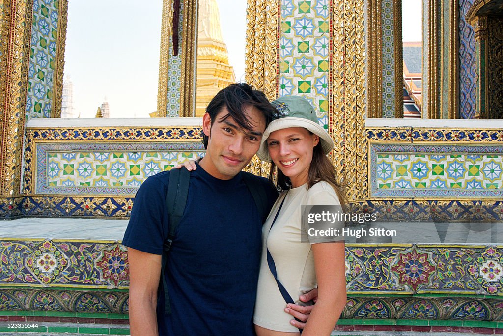 Tourist couple on vacations, Bangkok, Thailand
