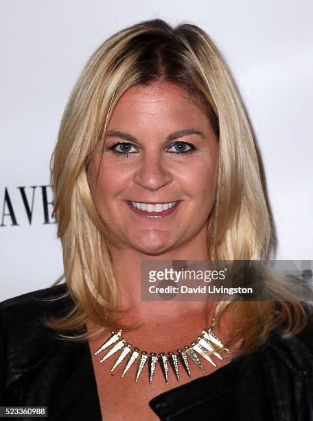 Author Liz Crokin attends Los Angeles Travel Magazine's release of its 2016 spring issue at Andaz West Hollywood on April 22, 2016 in West Hollywood,...
