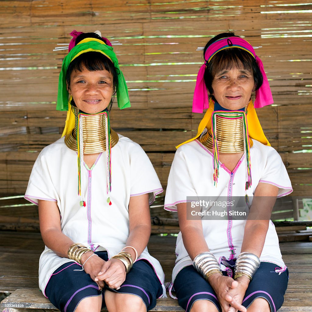 Women from Long Neck tribe, Chiang Mai, Thailand