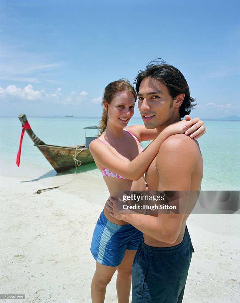 Tourist couple on vacations, Thailand