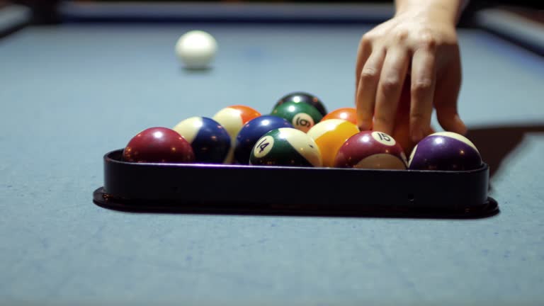 Setting Pool Balls Snooker Table Lights Videos and HD Footage - Getty Images
