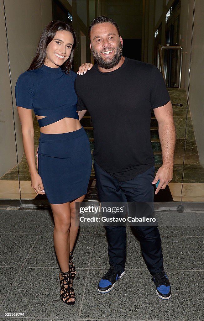 Isabel Randel Isabela Rangel and David Grutman arrive at Komodo restaurant to... News ...
