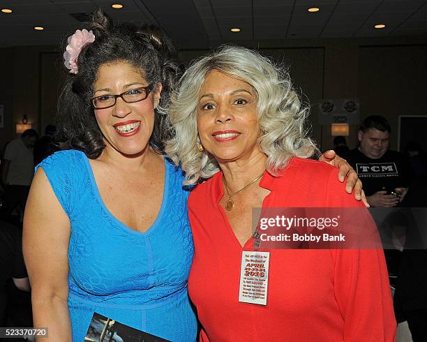 Lynne Moody and Rain Pryor attend the 2016 Chiller Theater Expo at Parsippany Hilton on April 22, 2016 in Parsippany, New Jersey.