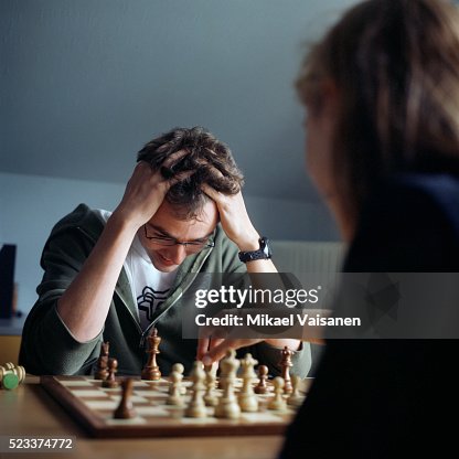 Friends Playing Chess Friends Playing Chess