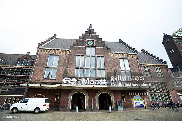 station of maastricht - years of the kingdom of the netherlands in maastricht stockfoto's en -beelden
