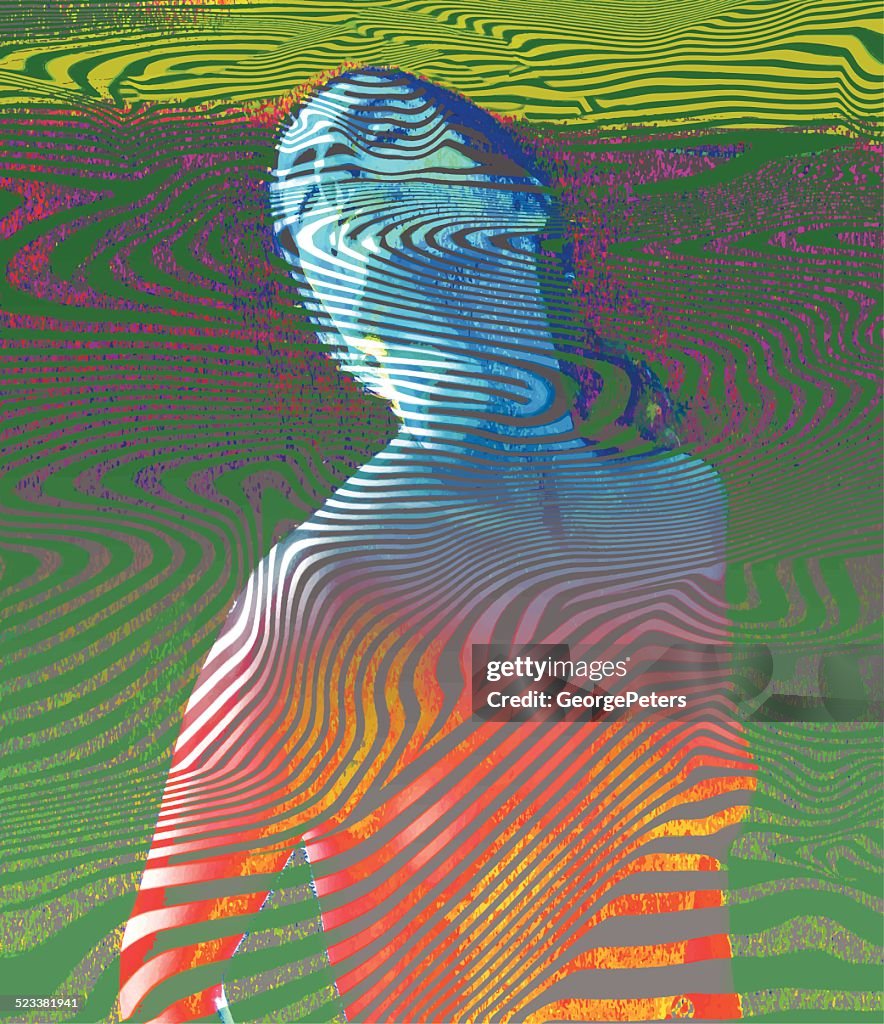 Vintage Psychedelic Woman