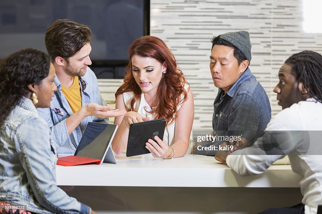 Different Races Meeting Group Of Diverse Multiracial Business People Meeting High-Res Stock ...