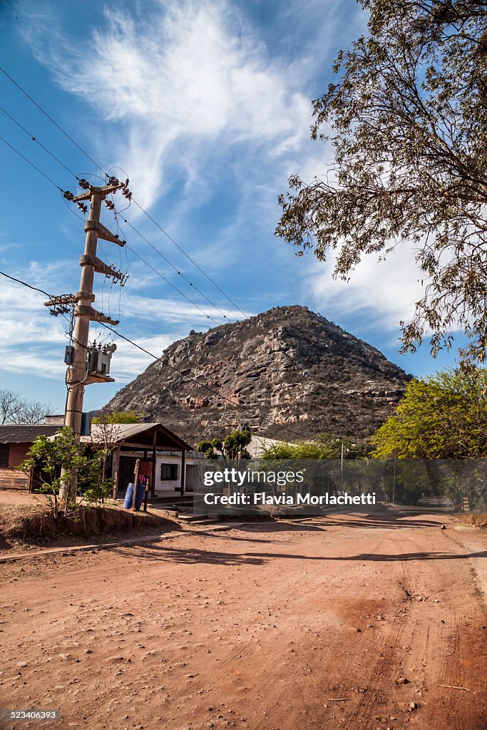 Cerro Colorado town, Córdoba, Argentina