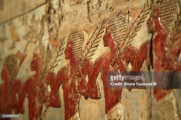 mortuary temple of hatshepsut - ancient egyptian culture 個照片及圖片檔