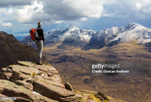 liathach scottish highlands - sutherland stock pictures, royalty-free photos & images