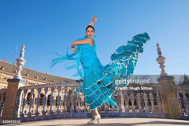 flamenco dancer - flamencos stock-fotos und bilder