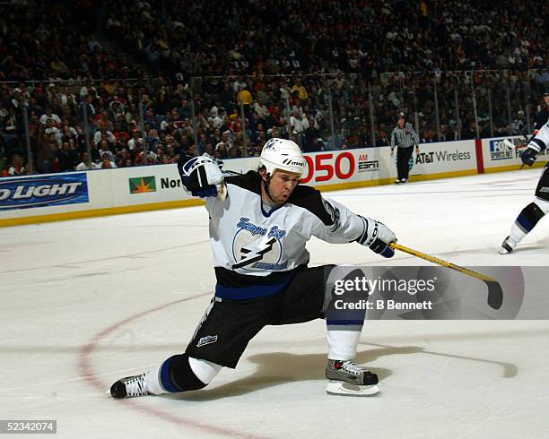 Player Martin St. Louis of the Tampa Bay Lightning.